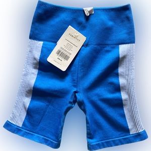 Fabletics high-waisted seamless ribbed shorts